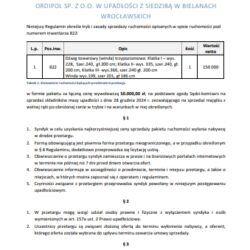 Dźwig towarowy (winda) PRZETARG 13-01-2026